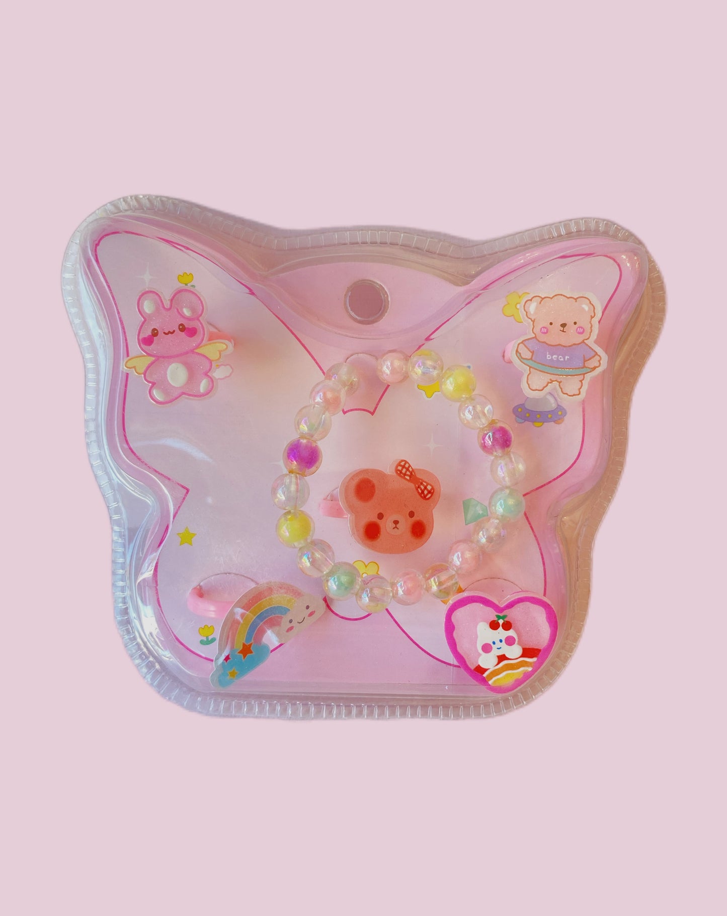 SET ANILLOS + PULSERA ENCANTADA