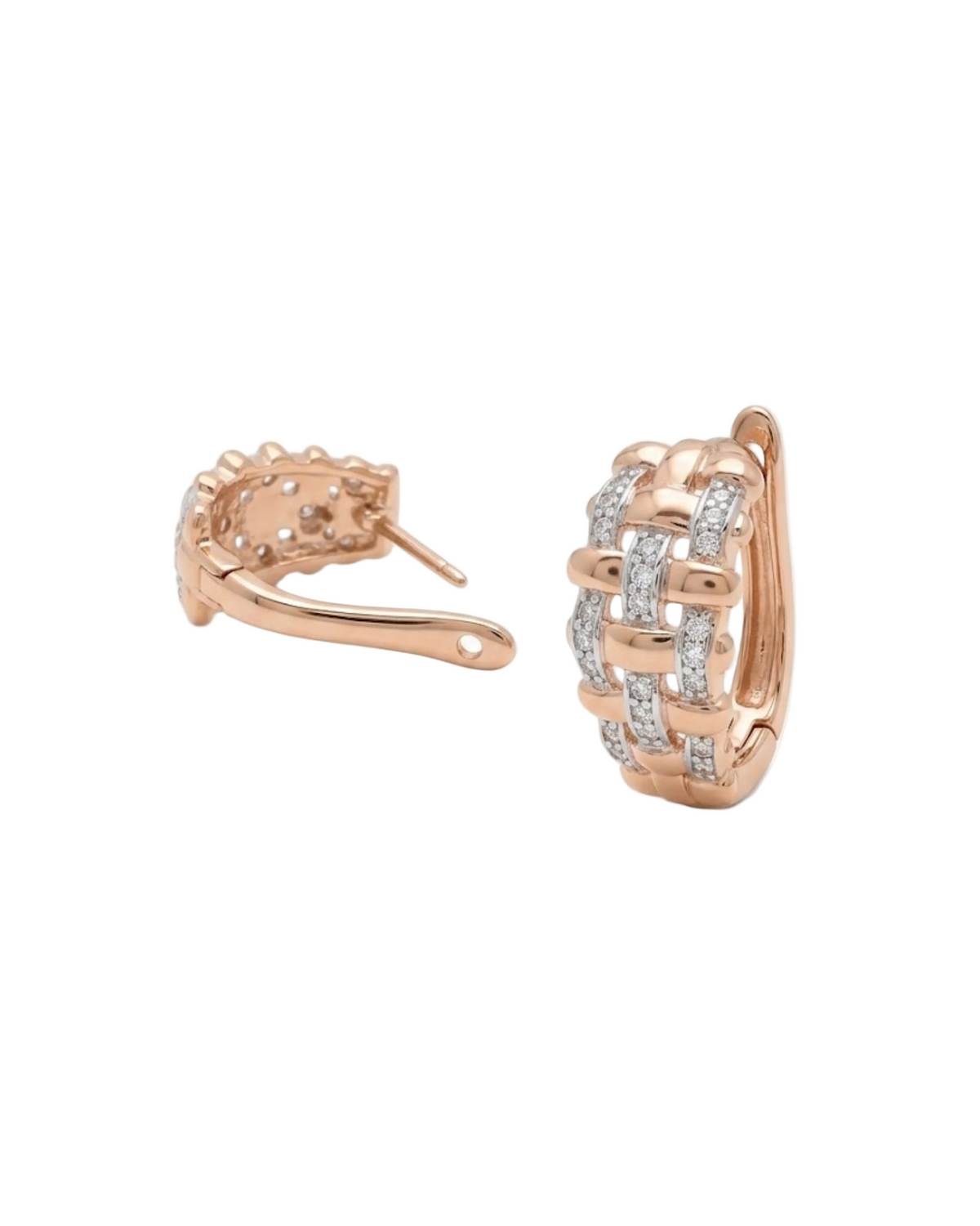 CANDONGA BICOLOR ORO ROSA PLATA AMORISA