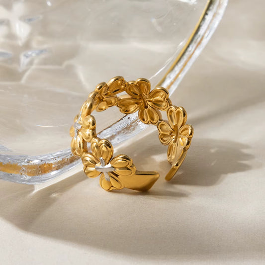 ANILLO TREBOL SILVER