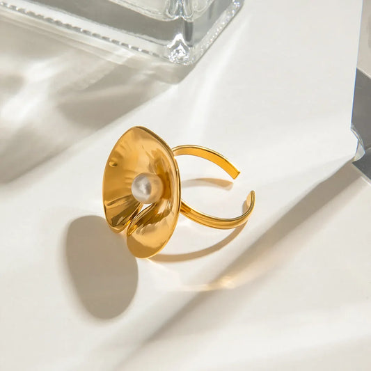ANILLO FLOR PERLA