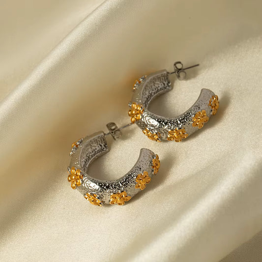 ARETES DE ARO TRENDY