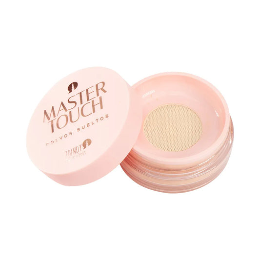 Polvos Sueltos Master Touch Trendy con Dosificador de Malla y Textura Ultra Fina - Amorisa Accesorios