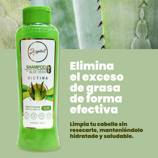 SHAMPOO DE ALOE VERA ANYELUZ