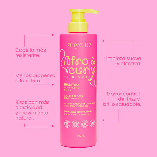 SHAMPOO HIDRATANTE AFRO & CURLY