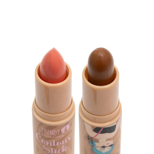 Contorno y Rubor en Barra Dúo Trendy Tono Universal en Crema - Amorisa Accesorios