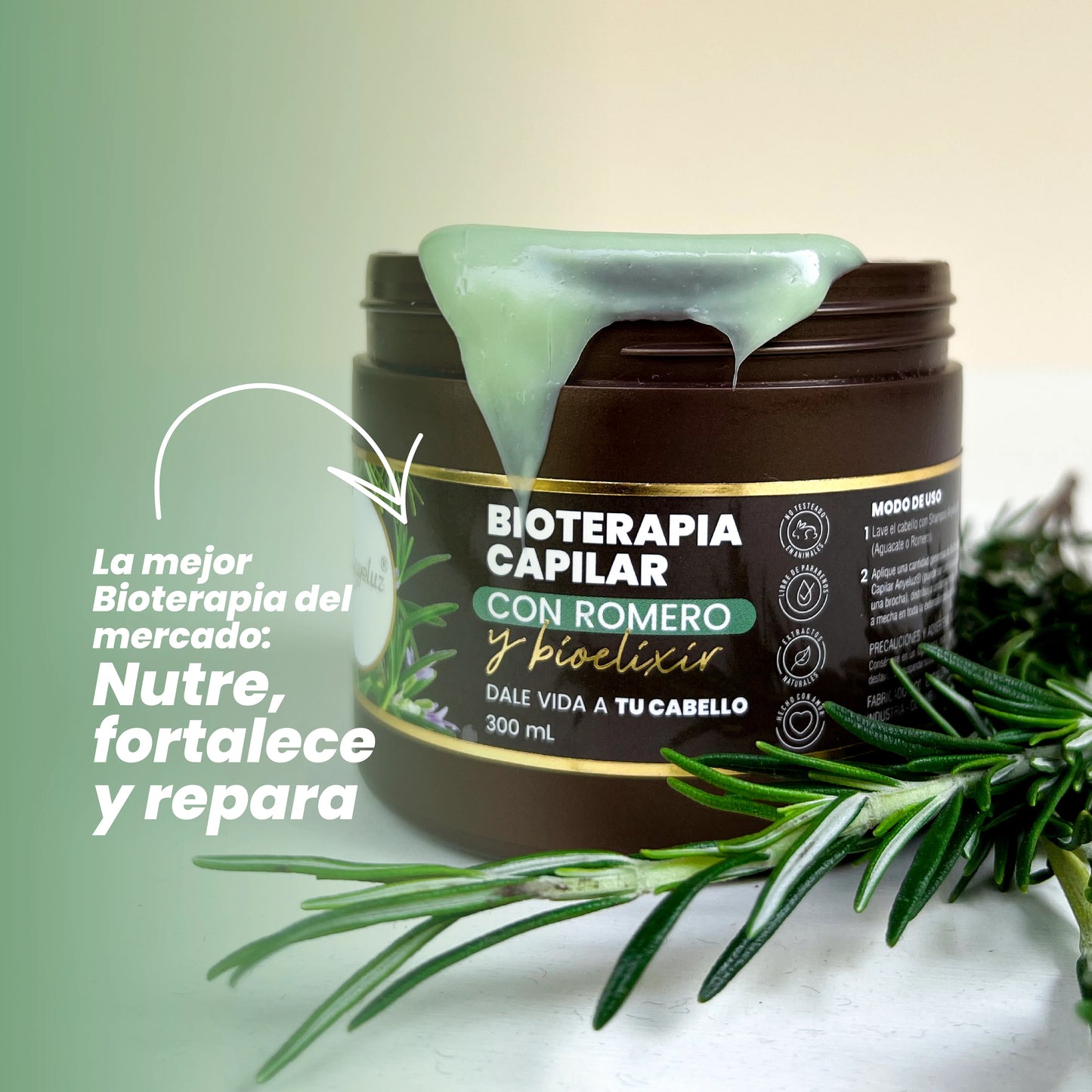 BIOTERAPIA CAPILAR CON ROMERO Y BIOELIXIR