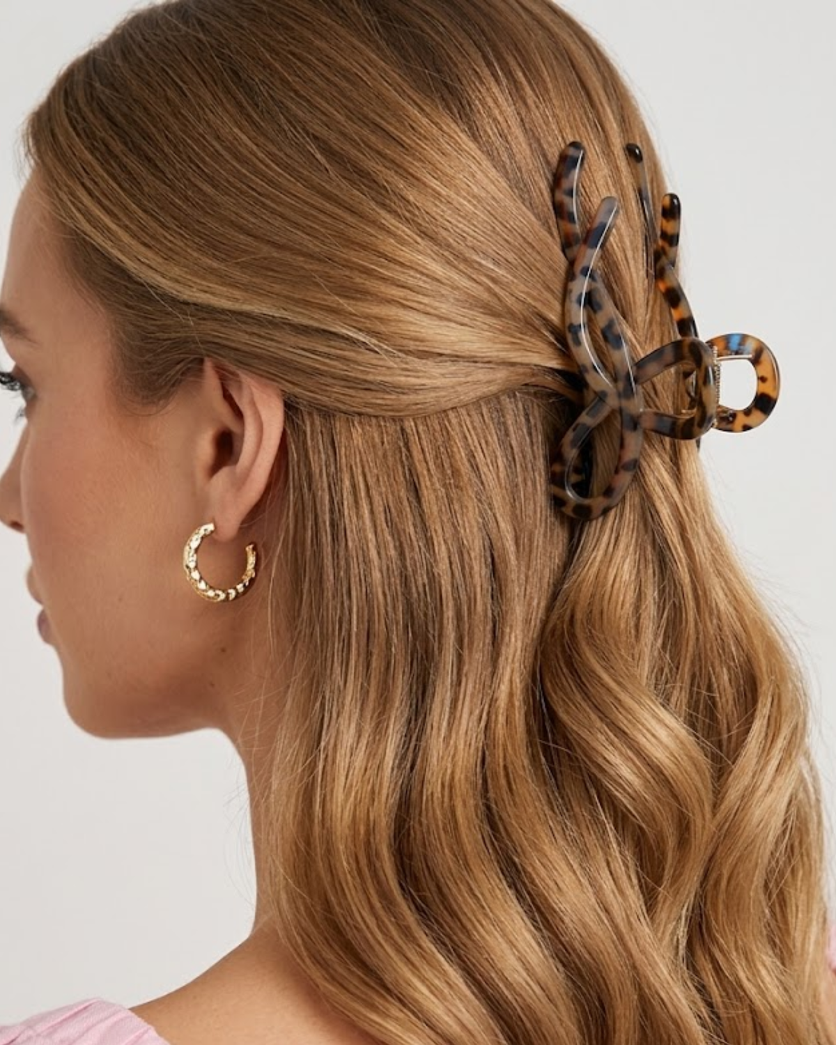 CAIMAN COQUETTE LEOPARDO para el cabello mujer