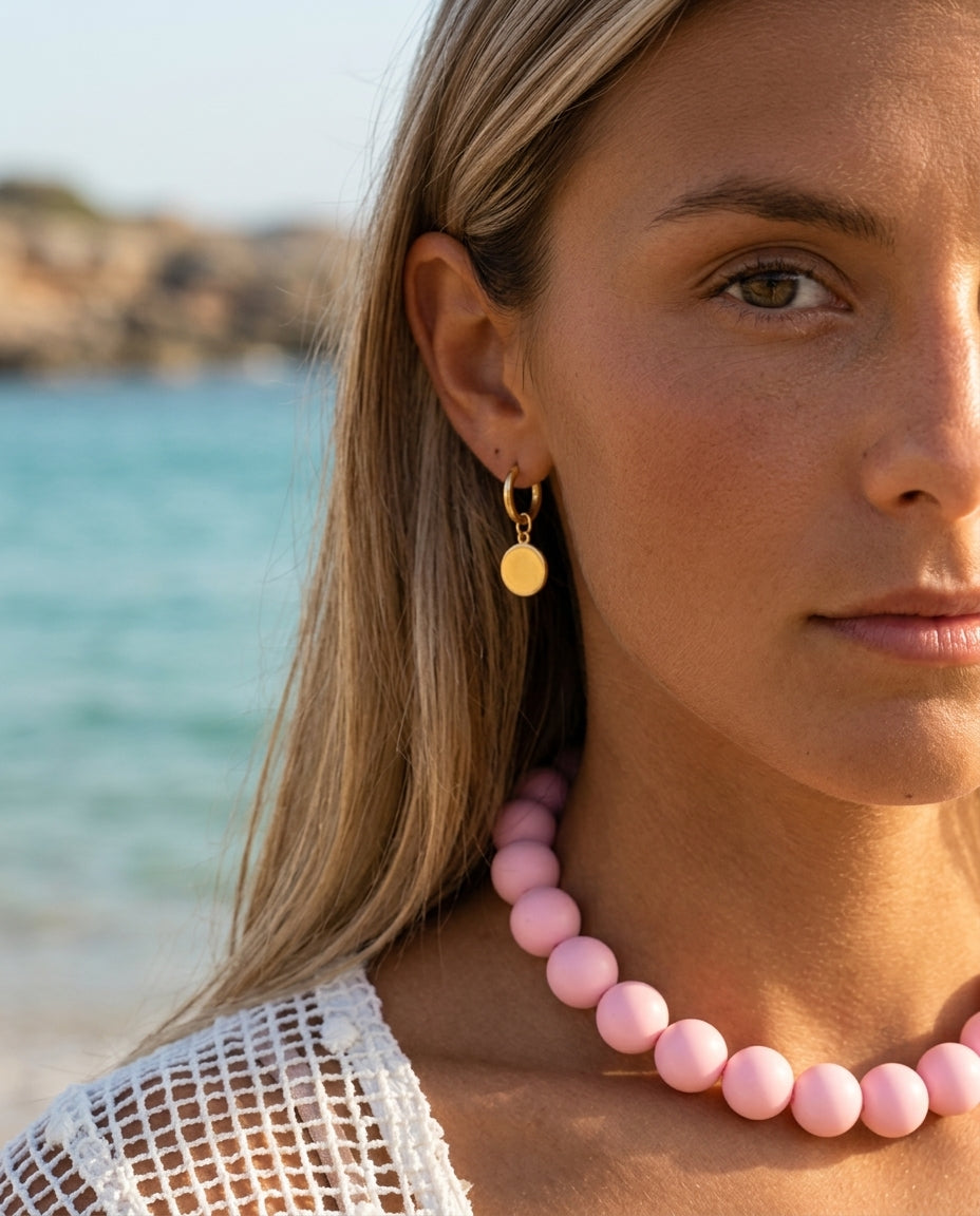 COLLAR CHICLE - ABACO ROSA