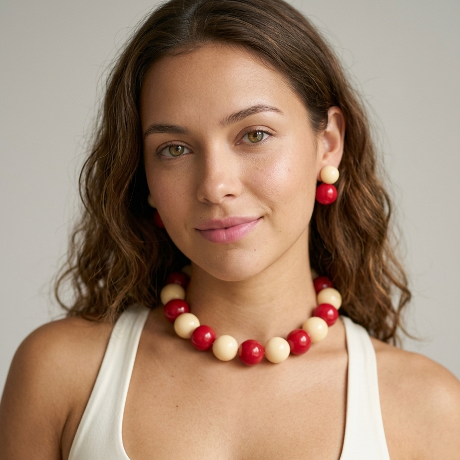 COLLAR CHICLE BICOLOR