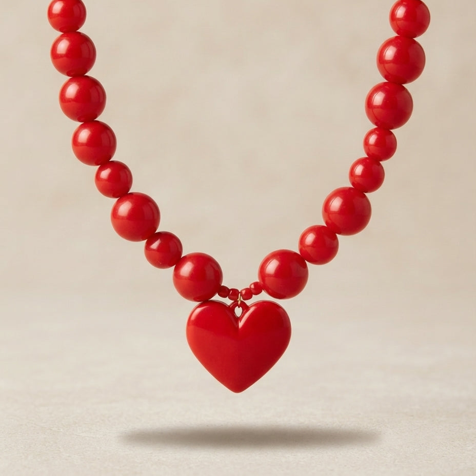 COLLAR RED LOVE