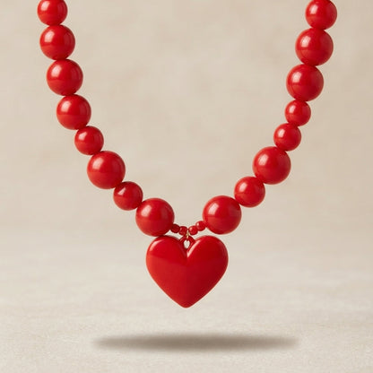 COLLAR RED LOVE