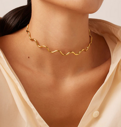 COLLAR GARGANTILLA ONDAS