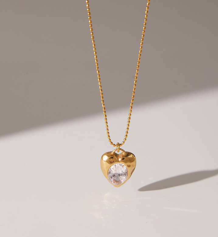 CADENA CORAZON CIRCONITA