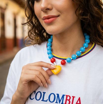 COLLAR COLOMBIA CIELO
