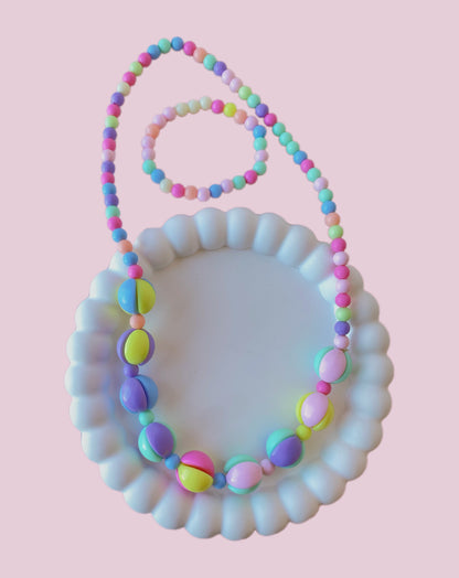 SET COLLAR + PULSERA KIWI
