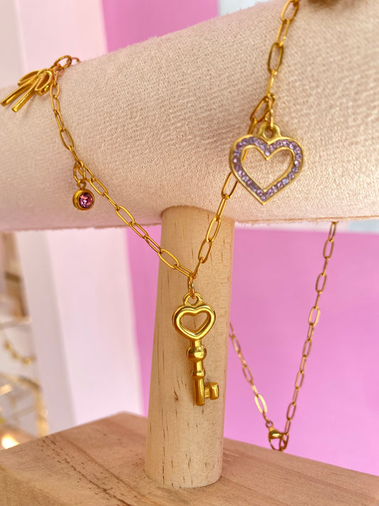 COLLAR CHARMS AMOR