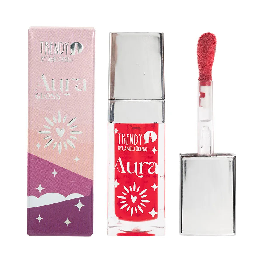 Brillo de Labios Aura Trendy Gloss Hidratante Acabado Espejo - Amorisa Accesorios e Importaciones