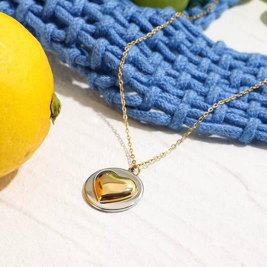 COLLAR LOVE SILVER AND GOLD