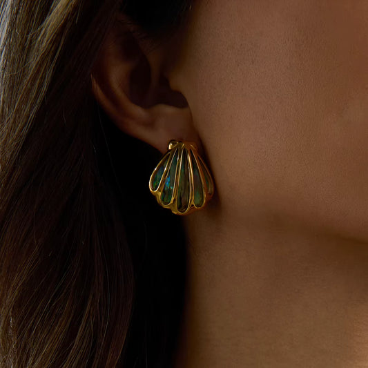 ARETES CONCHA BOHO