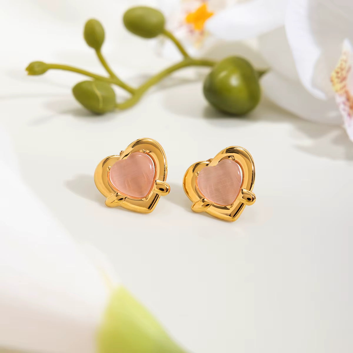 ARETES LOVE ROSE