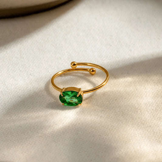 ANILLO CIRCON OLIVA