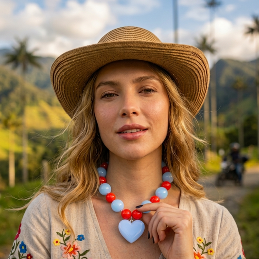 COLLAR BICOLOR AMORE
