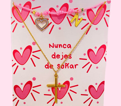 SET COLLAR CIRCON LOVE