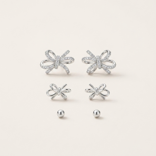 SET ARETES SILVER