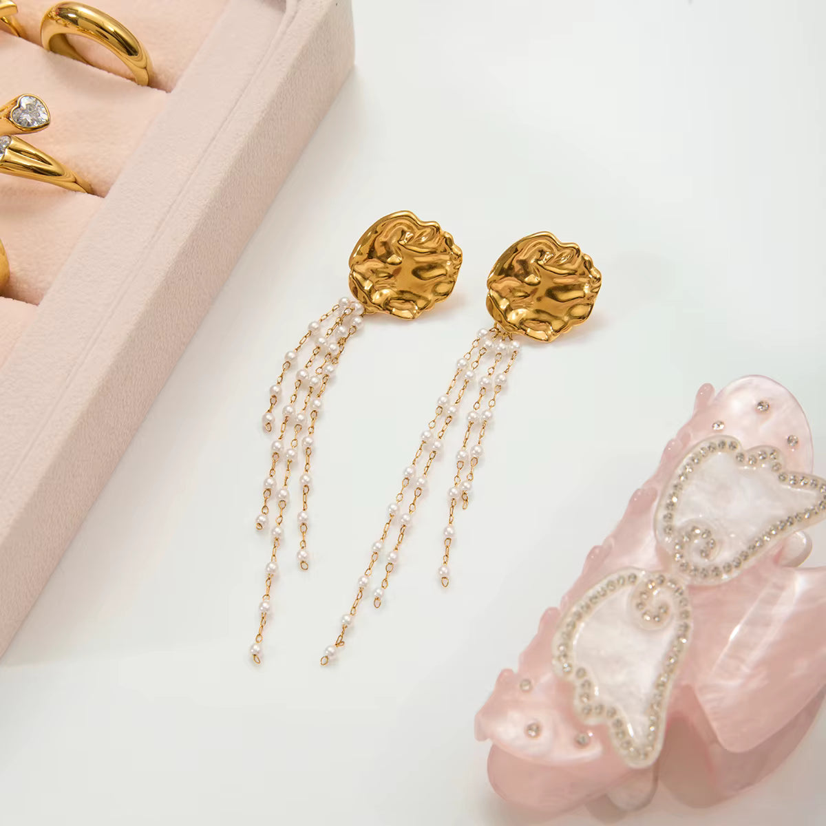 ARETES LARGOS PERLI