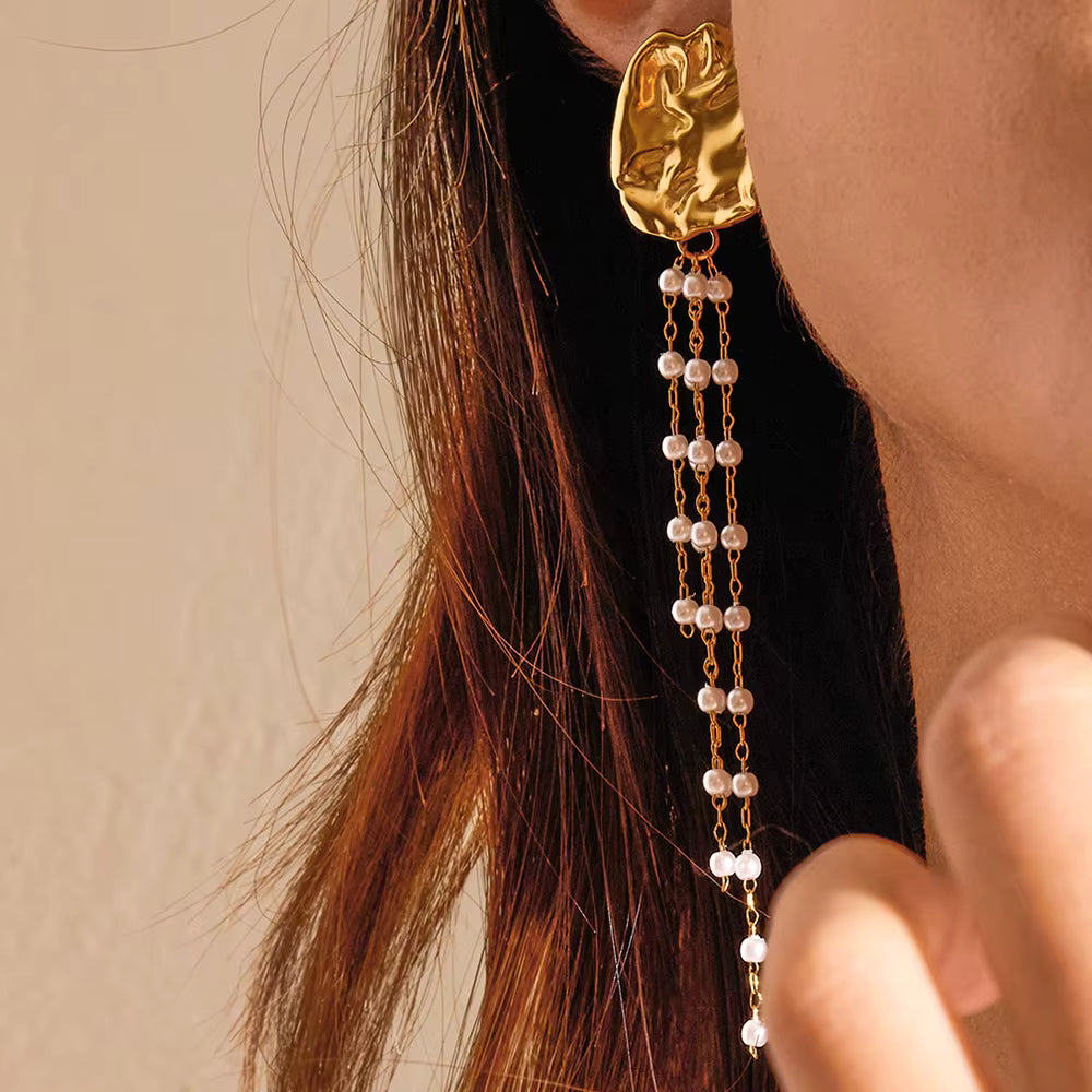 ARETES LARGOS PERLI