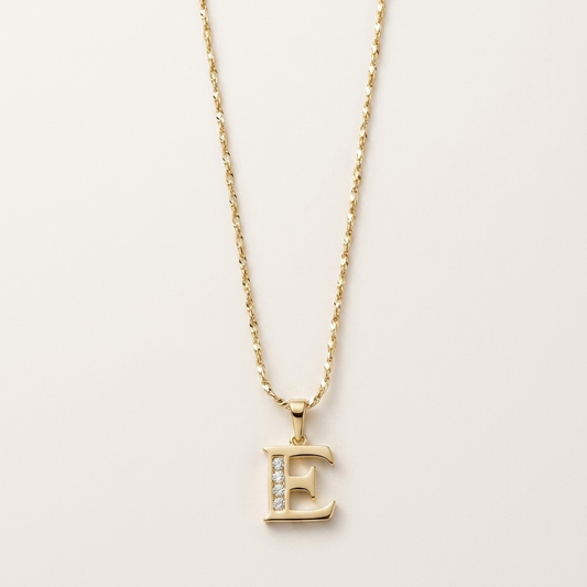 cadena de inicial joyeria personalizada