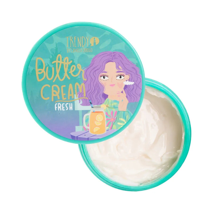 Mantequilla Corporal Fresh Trendy con Brillos Dorados y Glow - Amorisa Accesorios